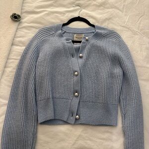Abercrombie & Fitch Light Blue Women's Cardigan